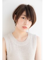 ラフ フロム ガーデン(Laf from GARDEN)&nbsp;【Laf 岡本聡美】ナチュラル/大人ショート/ベージュカラー