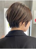 30代40代大人女性/前髪ありショートボブ/ショートヘア/髪質改善