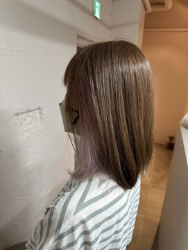 トクテ 吉祥寺(tokute) 育てる脱白髪染めカラー×インナーカラー