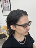 スパイラルパーマメンズボブミディアムパーマ新潟万代
