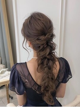 モードケイズ 豊中店(MODE K's) 結婚式お呼ばれヘアー編みおろしスタイル