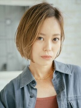 フラミューム 蒲田店(flammeum) ニュアンスハイトーンカラーミニボブ