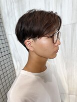 オーパスクリエ (OPUS CREER)&nbsp;刈り上げ前下がりセンターパート×グレージュ！！