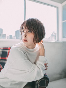 アカサ(A.casa) ふんわりショート/20代/30代/40代/50代/西阿知/イオン倉敷