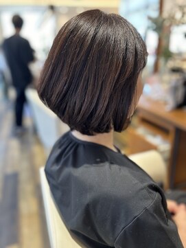 サラビューティーサイト 志免店(SARA Beauty Sight) 【志免】大人ボブ/イノアカラー/ブラウン☆山之内