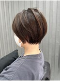小顔◎大人ショートボブ丸みショートカットマッシュショート