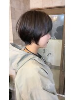 プラグ ヘアーデザイン 大名店(PLUG hair design)&nbsp;ショートボブ/ショートヘア/脱白髪染め/白髪ぼかし/髪質改善