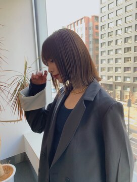 ケーツー 谷町(K-two) スタイリッシュボブ*切りっぱなしボブ*長めボブ*30代40代50代