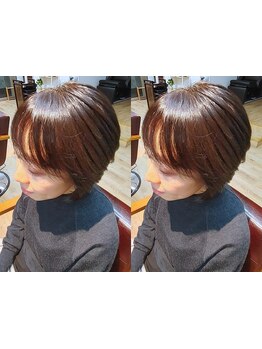 【マンツーマンでじっくりカウンセリング】透明感抜群で若見えする白髪染めで暗い白髪染めを卒業〔東白楽〕