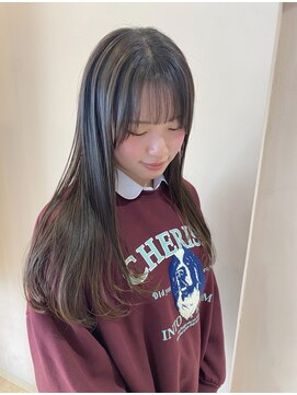 レジナヴィータ 栄(Reginavita) 顔周りレイヤーカット レイヤーカット アッシュブラウン 透明感