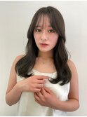 顔型別ヘアスタイル特集/レイヤーカット/オリーブベージュ