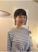 ミニマムショート／マッシュボブ/ショートボブ/黒髪