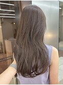 ブリーチなしブラウンベージュヘーゼルベージュゆるふわ夏カラー