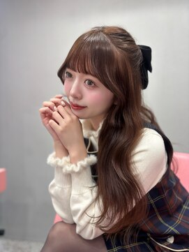 ボタン シブヤ(VOTAN SHIBUYA) モーヴブラウン/韓国ヘア/渋谷/レイヤー/顔まわり