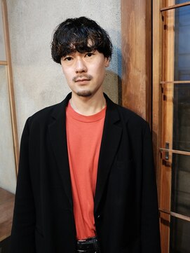 ノフ(knof) メンズマッシュ × シャドウパーマ ×ニュアンスパーマ