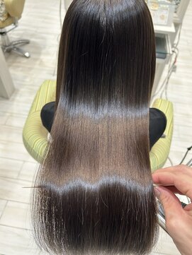 ビス ヘア アンド ビューティー 西新井店(Vis Hair＆Beauty) 20代30代40代髪質改善トリートメント艶感ストレート透明感ロング