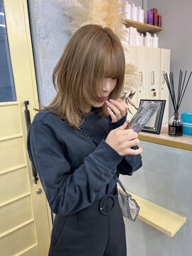 ルート 南堀江(route) ラフに動く、抜け感ウルフ◎