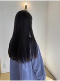 さりげない大人インナーカラー