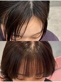 髪質改善/大人ガーリー/似合わせカット/ショートボブ前髪