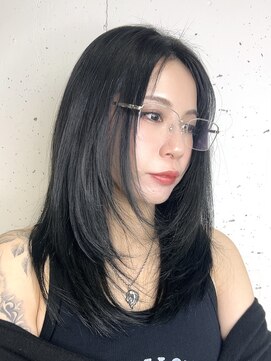 チェルシー 梅田(CHELSEA) ハッシュカット/オリーブブラックカラー