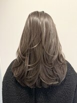 ムード(MOOD,)&nbsp;イメチェン/ピンクベージュ/アンブレラカラー/前髪/銀座駅