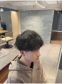 波巻きパーマ