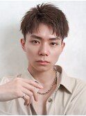 爽やかツーブロック刈り上げ【アップバングショート】