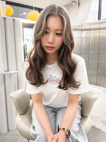 ユイマァル 岡山(YUIMARL)&nbsp;岡山レイヤーカット20代30代ブリーチミルクティーブロンドカラー