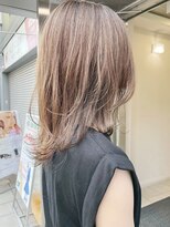 ピークス 千葉店(Peaks)&nbsp;ミルクブラウン/ブリーチなし/ナチュラルショートくびれレイヤー