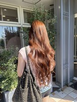 ヘアメイク アース 秋田仁井田店(HAIR & MAKE EARTH)&nbsp;オレンジブラウン