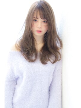 フレアジェネラス(FLEAR generous) 【ノンダメージ】ブリーチ無し透明感のブルージュカラー☆松本