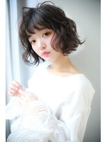 ネオリーブアイム 横浜西口店(Neolive aim)&nbsp;前下がりボブ×低温デジタルパーマ　グレージュ デザインカラー