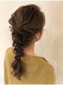 編みおろしアレンジ☆