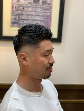 ヒロギンザバーバーショップ 神楽坂店(HIRO GINZA BARBER SHOP) ソフモヒスキンフェード