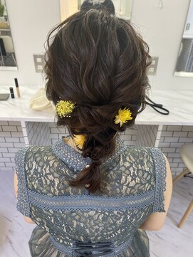 シム テンジン(hair & beaty SIM tenjin) 編み下ろし