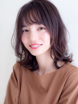 ロンド レグリーズ 立川(Lond leglise) ミディアムレイヤー/韓国/グレージュ/顔周り/フェイスレイヤー