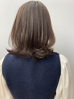 ナンバー ユアイロ 川崎(N° uairo)&nbsp;大人かわいいエギョモリ ミルクティーブラウン ひし形シルエット