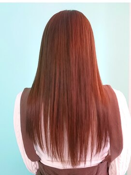 ドライブアンドビジョン 池袋(Drive&Vision) 大人かわいいチェリーブラウンカラー[池袋/髪質改善/縮毛矯正]