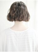 ふわくしゅウェービーボブスタイル