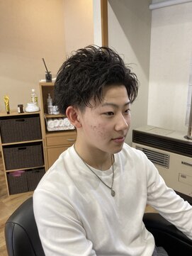 バーバーマツオ キレッキレスパイラルパーマ