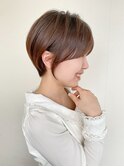 イメチェン/外ハネボブ/ワイドバング/ブルーブラック/美髪