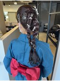 浴衣ヘアセット