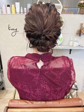 コージー(Kozy) ☆結婚式お呼ばれヘアアレンジ/ゆるふわアレンジ☆