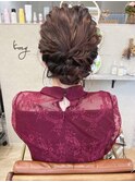 ☆結婚式お呼ばれヘアアレンジ/ゆるふわアレンジ☆