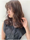 無造作ほつれウェーブスタイル