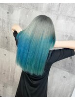 アンダーバーホワイト 浜松店(_WHITE) シルバー×エメラルドグリーン m