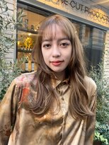 チックタック トアウエスト(TICK-TOCK Torwest)&nbsp;顔周りレイヤー/マロンベージュ/10代/20代/30代