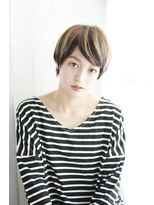 シュシュット(chouchoute)&nbsp;斜めバングデザインカラーシルキーベージュグレージュカラー/010