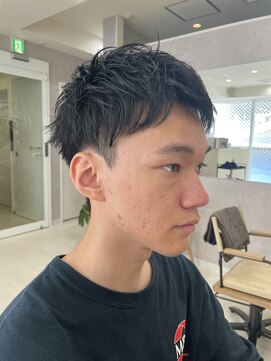 メレ 仙台(Mele) 仙台スパイキーショート/メンズショートヘア/アップバング
