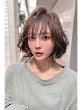 リークフー(Ree cu fuu) 10代20代30代40代前髪　ふんわりボブ　藤沢